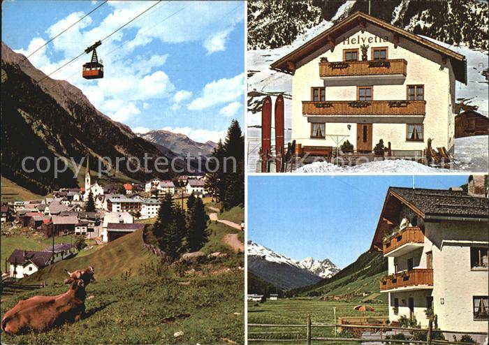Ischgl Pension Helvetia Seilbahn