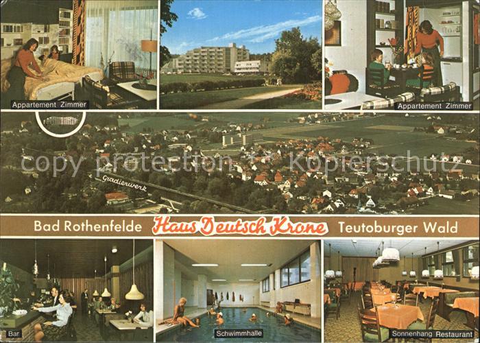 Bad Rothenfelde Haus Deutsch Krone Teutoburger Wald