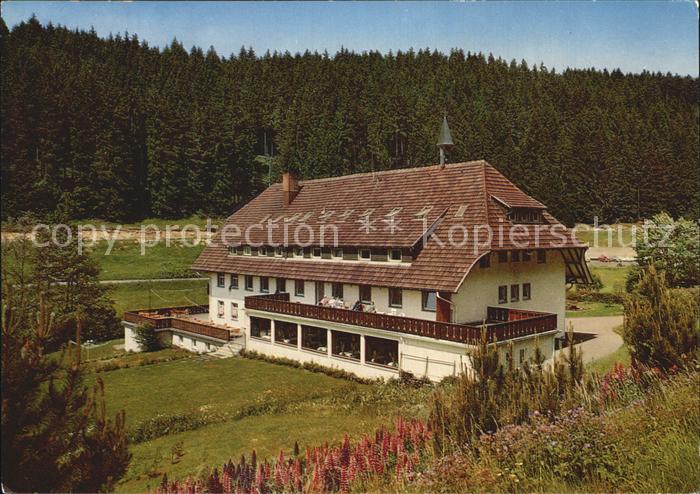 Grafenhausen Schwarzwald VdH Erholungsheim Haus Heimkehrerdank Schluechtmuehle