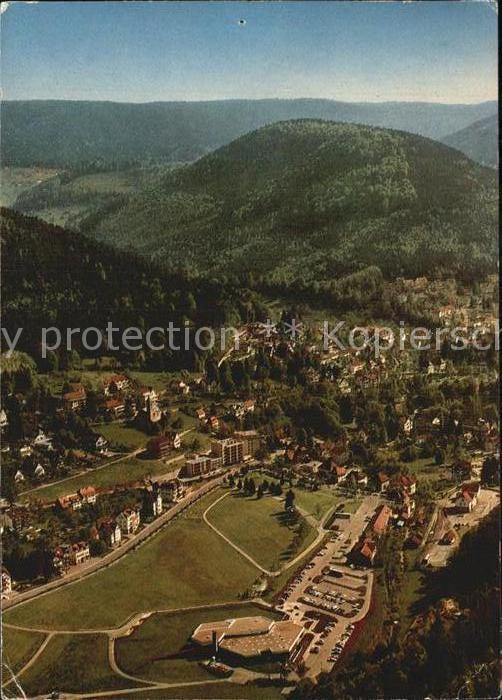 Bad Herrenalb Therme Heilklima Fliegeraufnahme