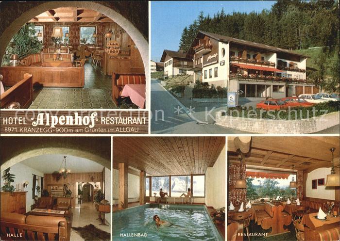 Kranzegg Hotel Restaurant Cafe Alpenhof Hallenbad Halle