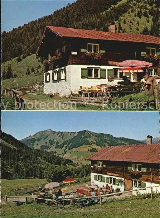 Wies Allgaeu Mittelberg Wildental Kleinwalsertal