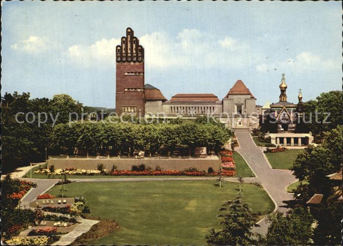Darmstadt Tor Odenwald Bergstrasse Kuenstlerkolonie Russische Kapelle Hochzeitst