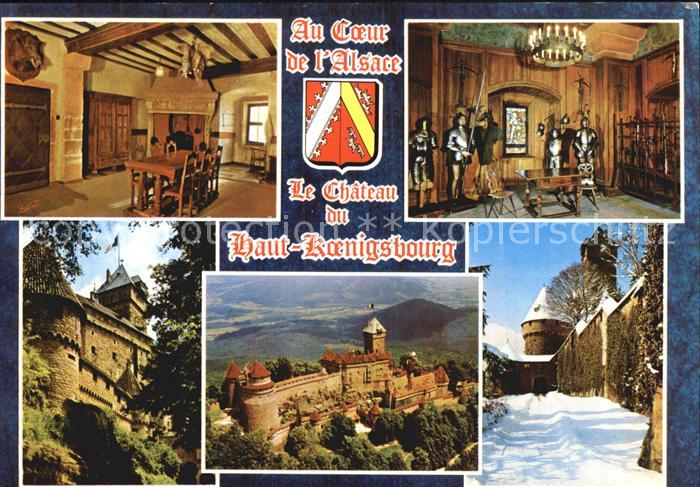 Hohkoenigsburg Haut-Koenigsbourg Chateau L´Alsace