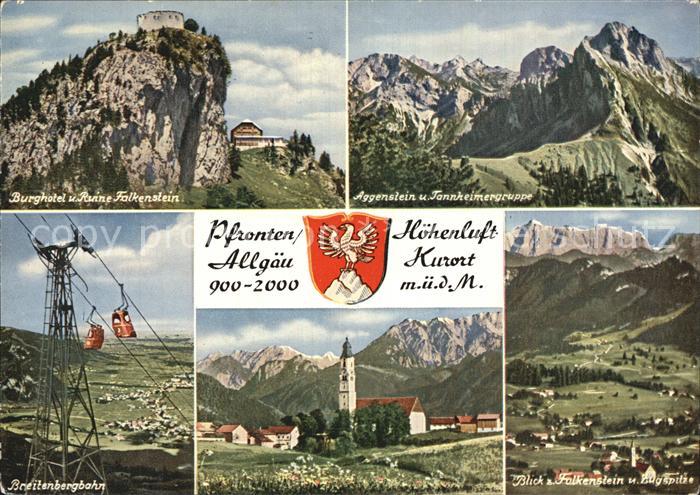 Pfronten Ostallgaeu Bayern Burghotrl Ruine Falkenstein Breitenbergbahn