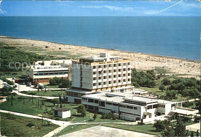 Ulcinj Grand Hotel Fliegeraufnahme mit Strand