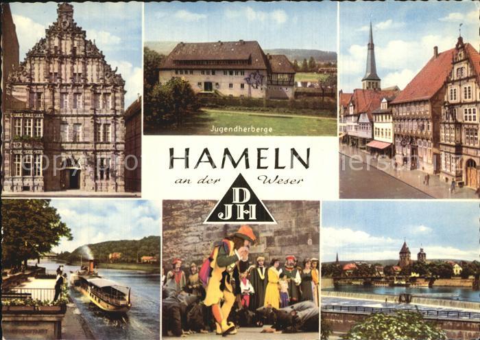 Hameln Weser Jugendherberge und Weser