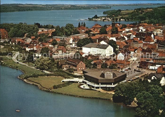 Ratzeburg Schleswig-Holstein Fliegeraufnahme Schwimmhalle und Jugendherberge