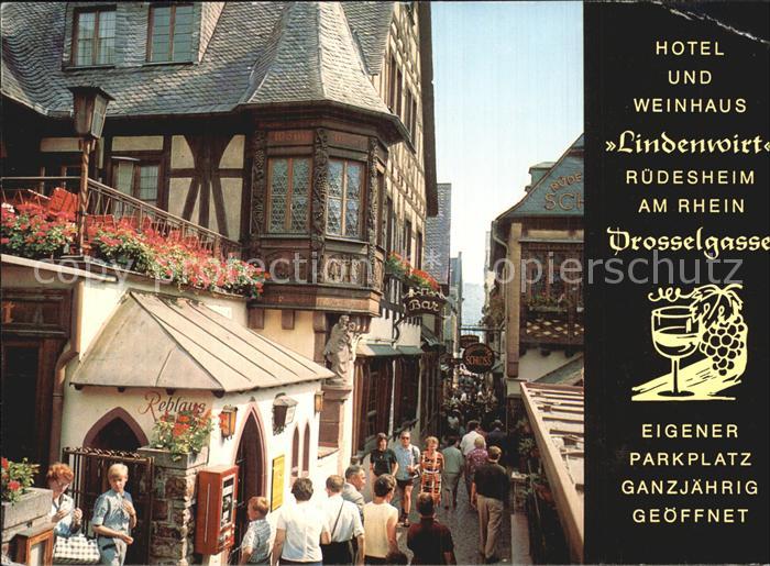 Ruedesheim Rhein Drosselgasse