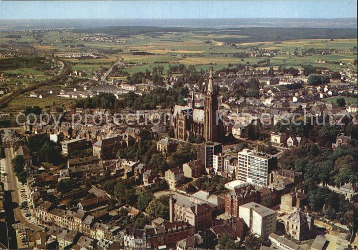 Arlon Wallonie Fliegeraufnahme mit Kirche Altstadt