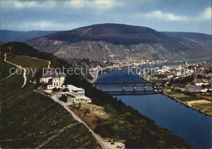 Alf Mosel Bullay Fliegeraufnahme Berghotel und Jugendschulungsheim