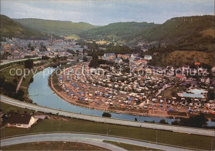 Echternach Fliegeraufnahme mit Camping Echternacherbrueck