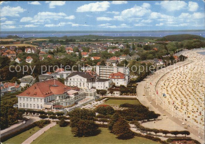 Travemuende Ostseebad Fliegeraufnahme Strand