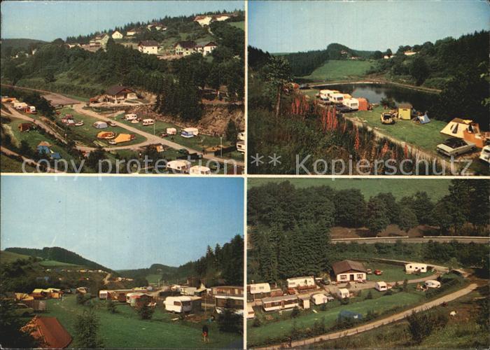 Clervaux Fliegeraufnahme Camping Reilerweiher