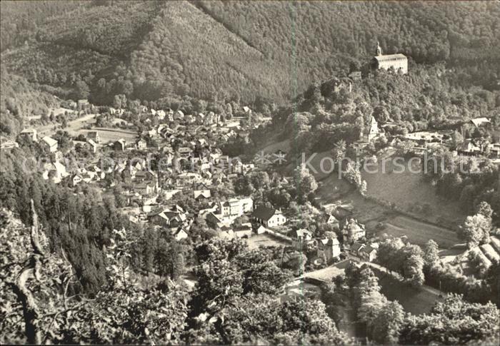 Schwarzburg Thueringer Wald Fliegeraufnahme