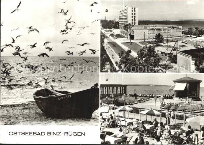 Binz Ruegen Strand Erholungsheim Arkona und Ruegen Konzertpavillon Kurhaus