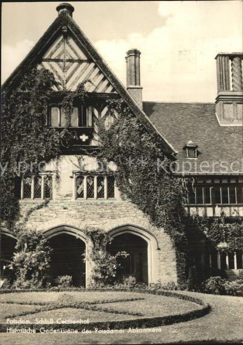 Potsdam Schloss-Sizilienhof Potsdamer-Abkommen