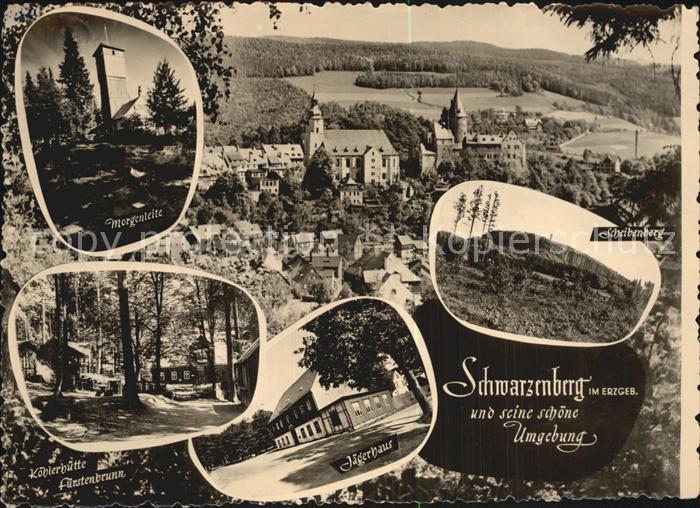 Schwarzenberg Erzgebirge Morgenleite Scheibenberg Jaegerhaus