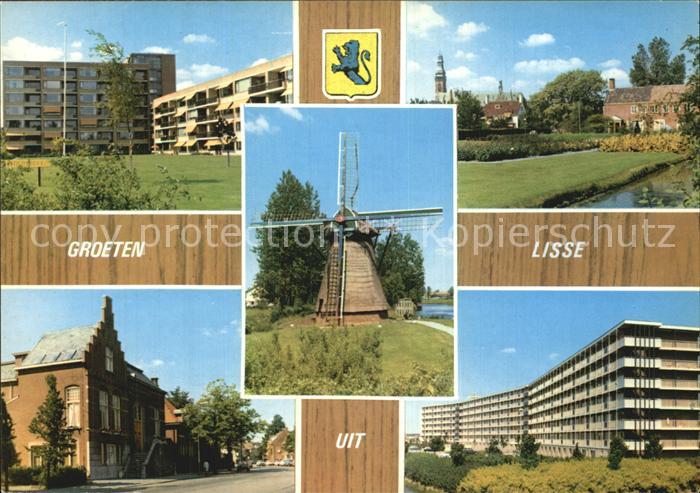 Lisse Windmuehle Wohnbloecke