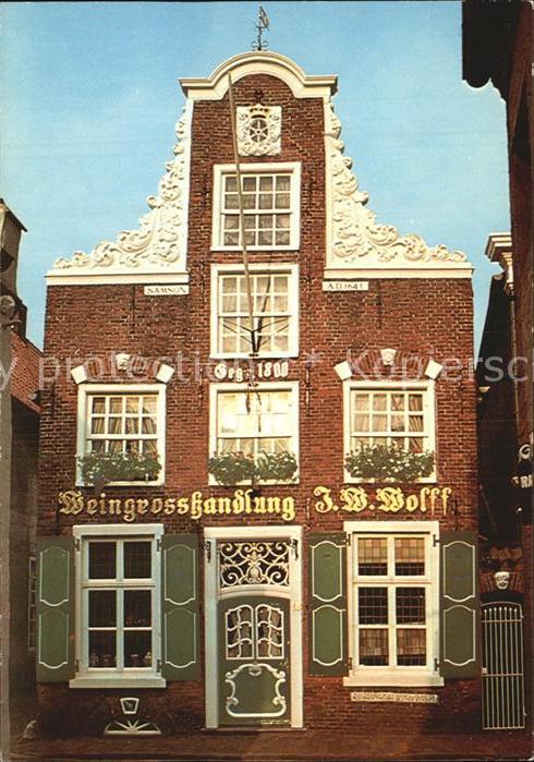 Leer Ostfriesland Haus Samson Anno 1643 Wollfsches Haus