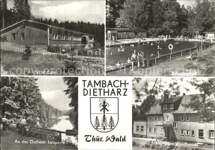 Tambach-Dietharz Cafe An der Gothaer Talsperre Waldbaude Schwimmbad