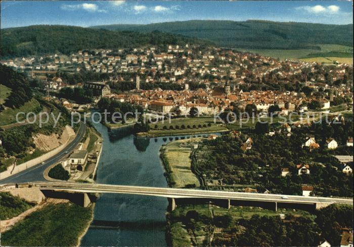 Hannoversch Muenden Fliegeraufnahme
