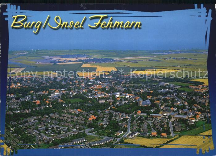 Burg Fehmarn Fliegeraufnahme