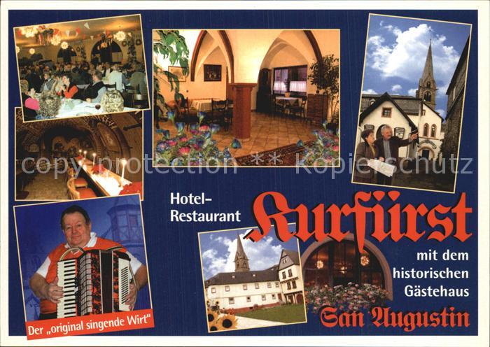 Kamp-Bornhofen Hotel Restaurant Kurfuerst Der Singende Wirt Gastraum