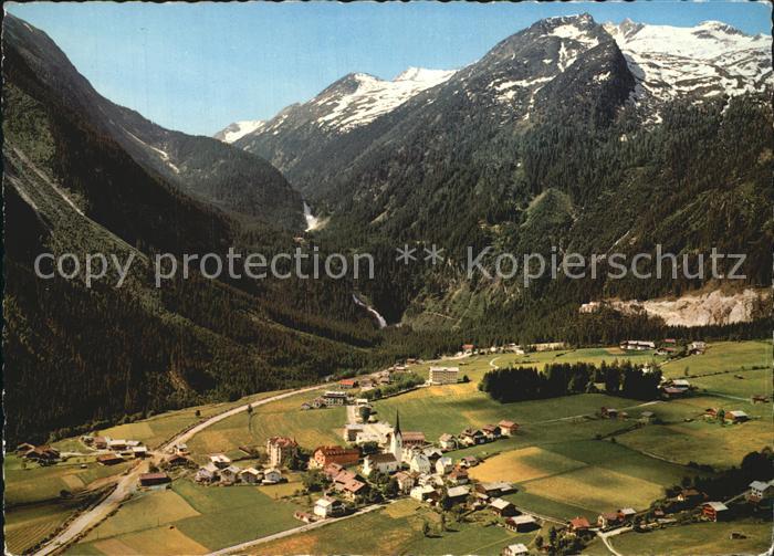 Krimml Fliegeraufnahme Wasserfaelle