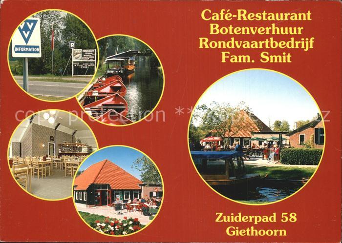 Giethoorn Cafe Restaurant Bootsverleih Ruderbedarf Fam Smit