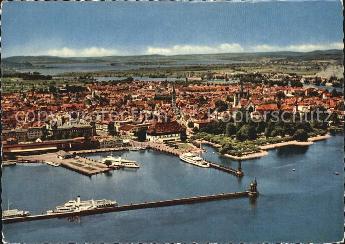 Konstanz Bodensee Fliegeraufnahme