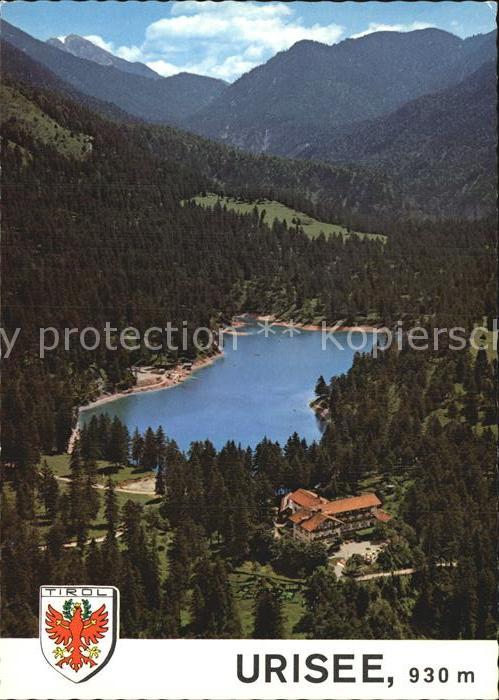 Reutte Tirol Urisee Fliegeraufnahme