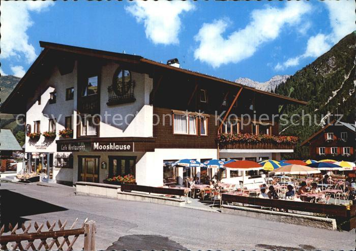 Mittelberg Kleinwalsertal Restaurant Cafe Moosklause