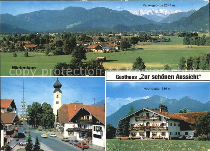 Westerbuchberg Gasthaus zur schoenen Aussicht  Hochplatte Kaisergebirge Stadtans
