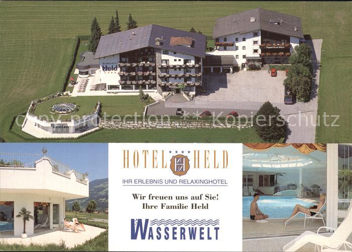Fuegen Fliegeraufnahme Hotel Held  Terrasse und Hallenbad