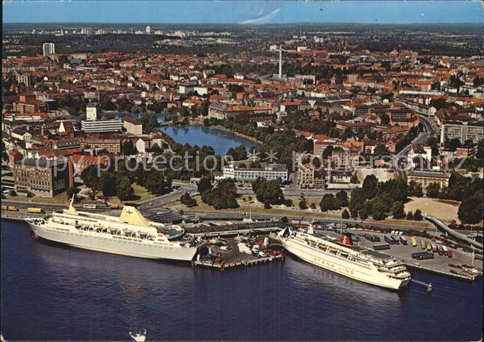 KIEL  CITY Fliegeraufnahme Osloo Kai und Innenstadt