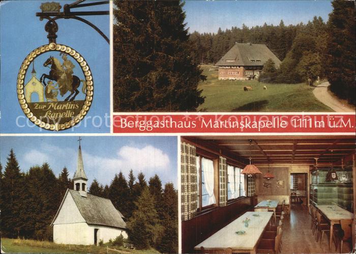 Furtwangen Berggasthaus Martinskapelle