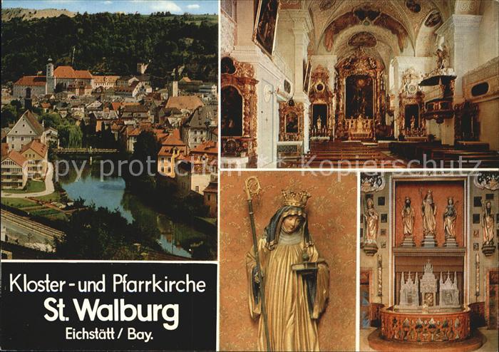 Eichstaett Oberbayern Kloster-und Pfarrkirche Sankt Walburg