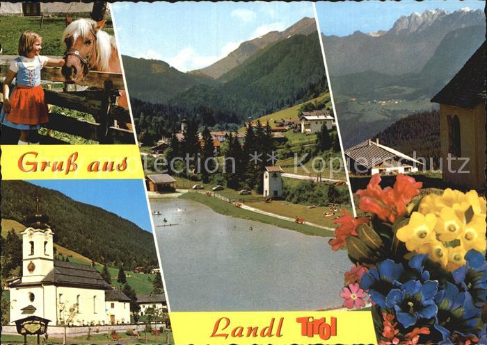 Landl Thiersee Haflinger Badesee