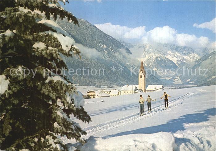 Pustatal Italien Rasun di Sopra Langlaufloipe