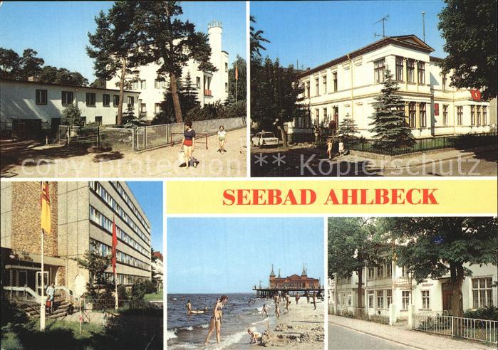 Ahlbeck Ostseebad Ferienheime Waldeck Willi-Bredel Max-Kreuziger