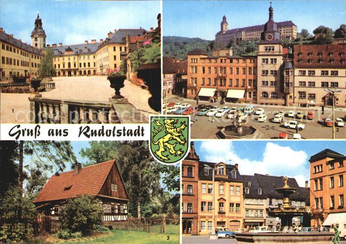 Rudolstadt Schloss Heidecksburg Vokskundemuseum Marktplatz
