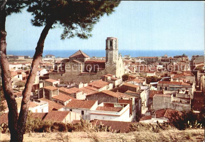 Malgrat de Mar Partie mit Kirche