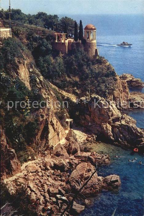 Blanes Playa y Templete del Jardin Botanico