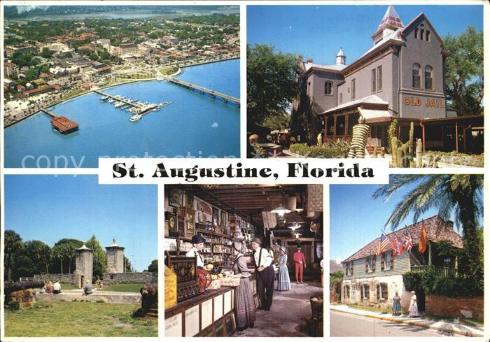 St Augustine Fliegeraufnahme Hafen