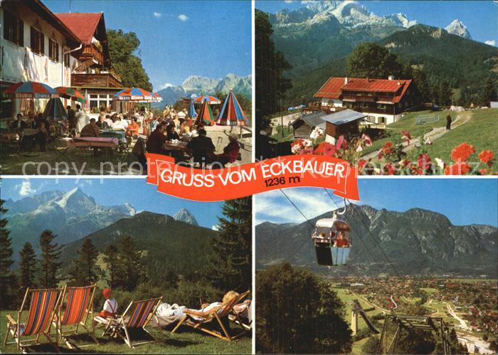 GARMISCH-PARTENKIRCHEN Bayern Berggasthof Eckbauer Seilbahn