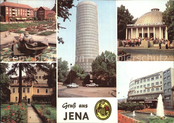 Jena Thueringen Schillerhaus Zeiss-Planetarium Interhotel-International