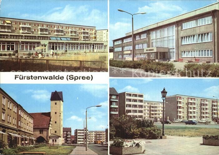 Fuerstenwalde Spree Spree-Schwimmhalle Muehlenstrasse