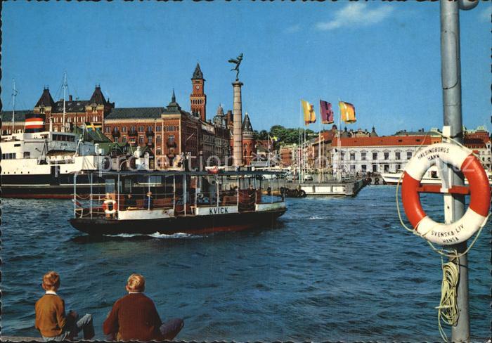 Haelsingborg Motiv fran Hamnen