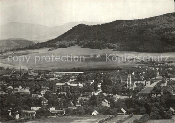 Koprivnice Fliegeraufnahme mit See